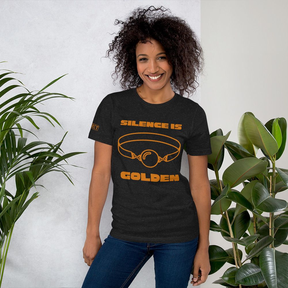 Silence Gag TShirt Orange