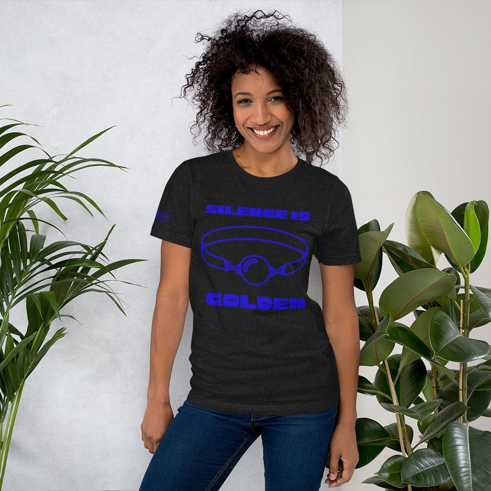 Silence Gag TShirt Royal Blue