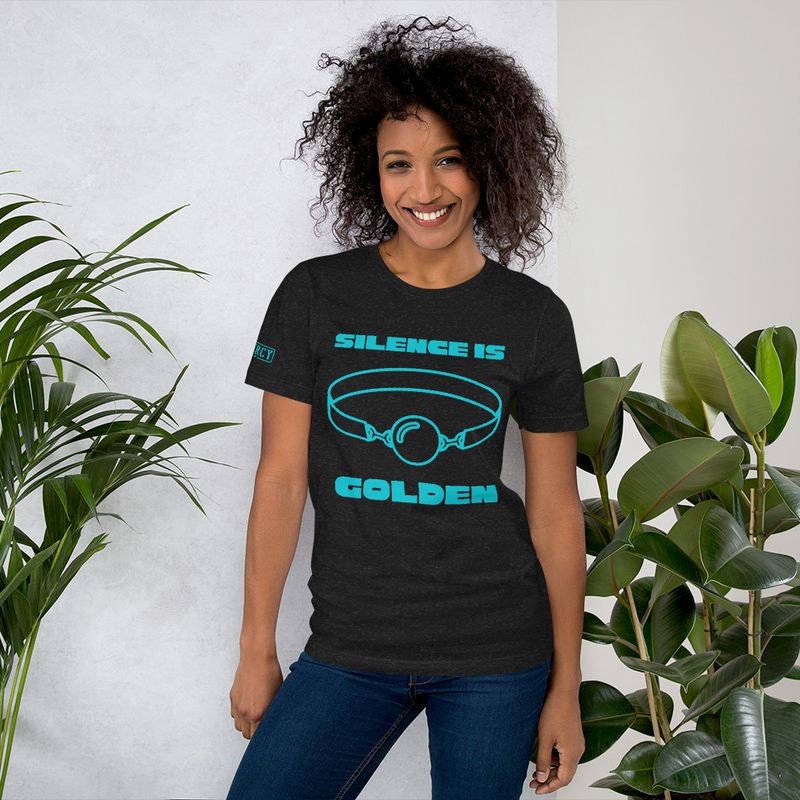 Silence Gag TShirt Teal