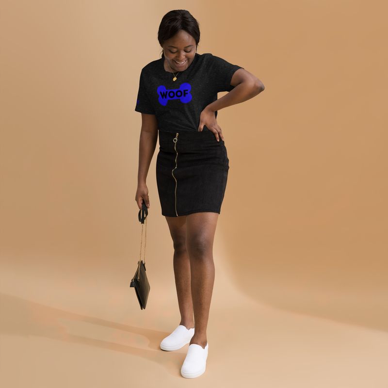 Woof Bone TShirt Royal Blue