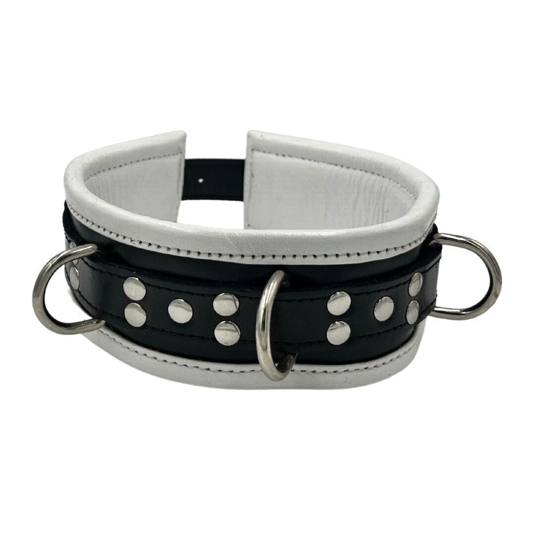 No Mercy Supreme Bondage - Collar - White/Black No Mercy Supreme Bondage - Collar - White/Black