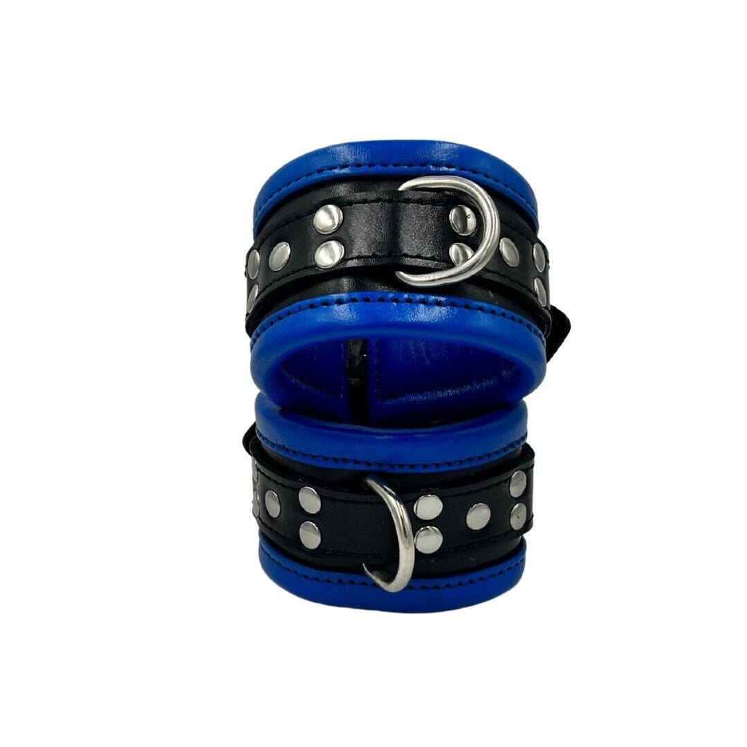 No Mercy Supreme Bondage - Wrist Restraints - Blue/Black No Mercy Supreme Bondage - Wrist Restraints - Blue/Black
