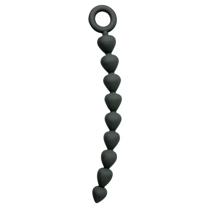 Sex & Mischief - Black Silicone Anal Beads Sex & Mischief - Black Silicone Anal Beads