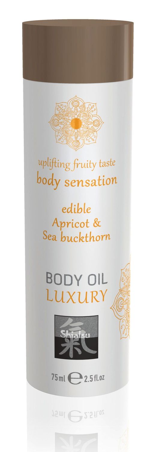 Shiatsu - Edible Body Oil - Apricot and Sea Buckthorn Shiatsu - Edible Body Oil - Apricot and Sea Buckthorn