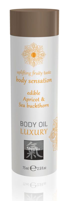 Shiatsu - Edible Body Oil - Apricot and Sea Buckthorn