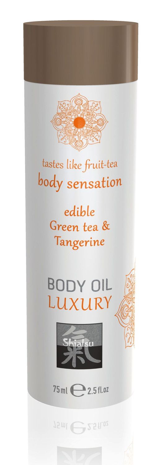 Shiatsu - Edible Body Oil - Green Tea & Tangerine Shiatsu - Edible Body Oil - Green Tea & Tangerine