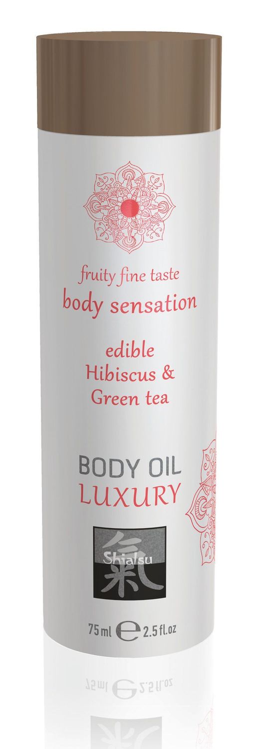 Shiatsu - Edible Body Oil - Hibiscus and Green Tea Shiatsu - Edible Body Oil - Hibiscus and Green Tea