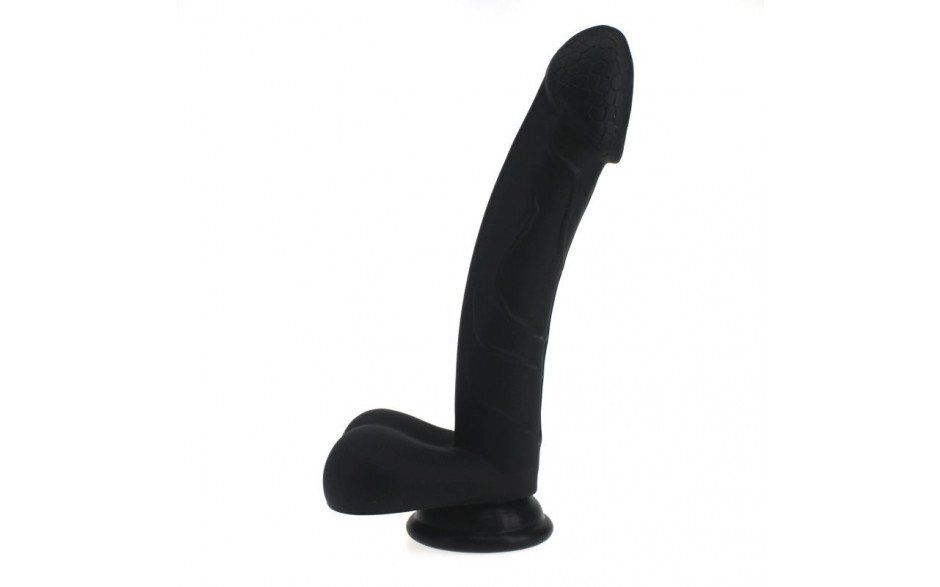 X-MEN - Realistic Dildo w/ Balls - Black X-MEN - Realistic Dildo w/ Balls - Black