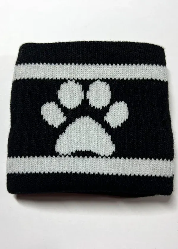 Sk8erboy Sweatband - Dog Paw - Black