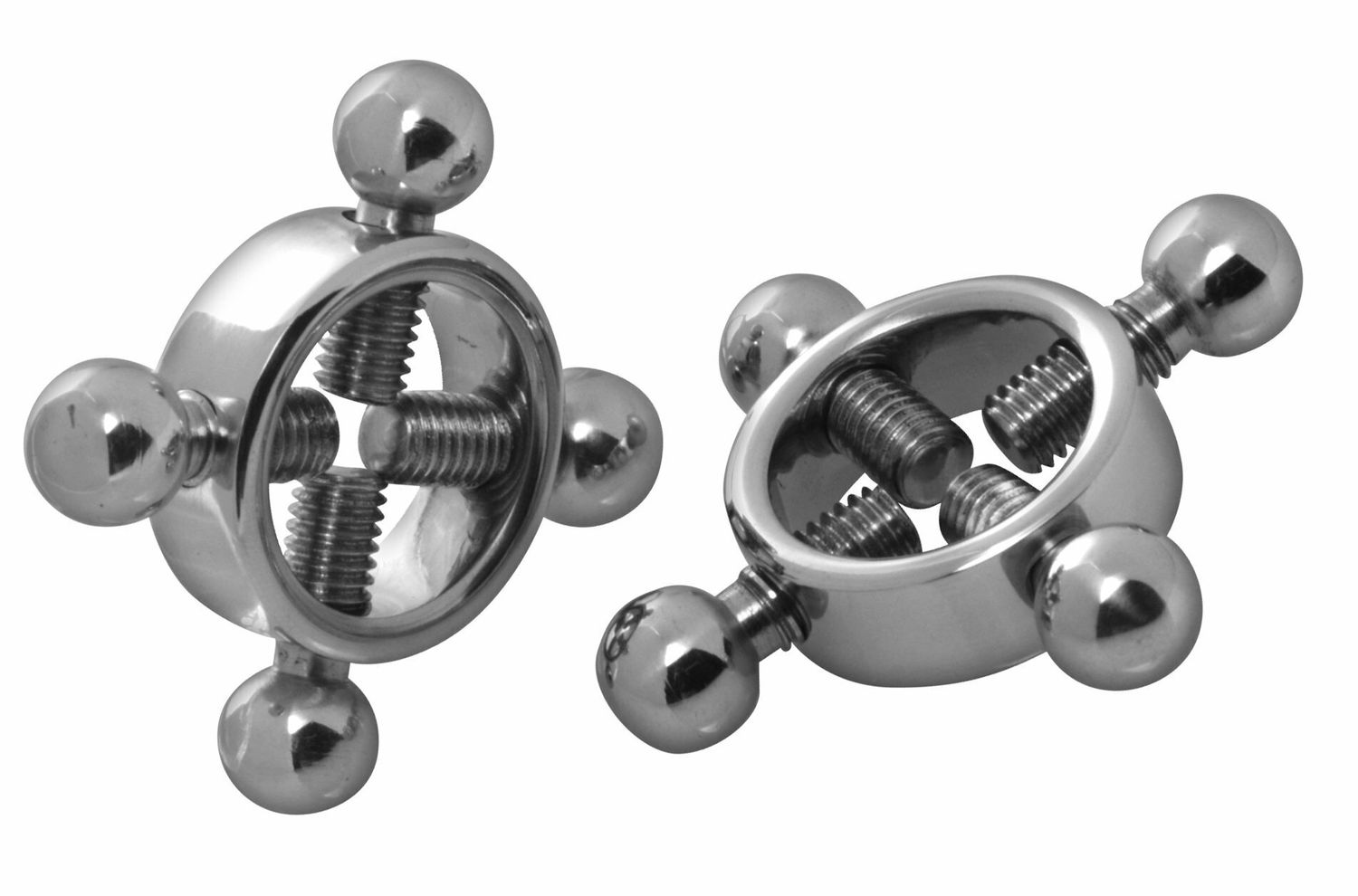 Master Series - Rings Of Fire Stainless Steel Nipple Press Set Master Series - Rings Of Fire Stainless Steel Nipple Press Set