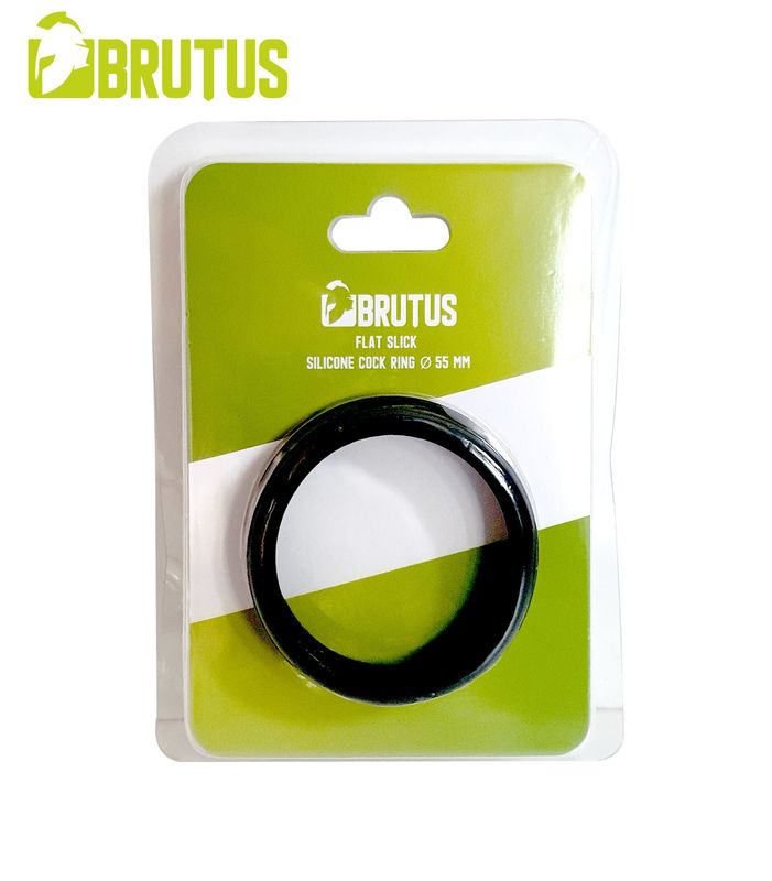 Brutus - Flat Slick Cock Ring - 55mm