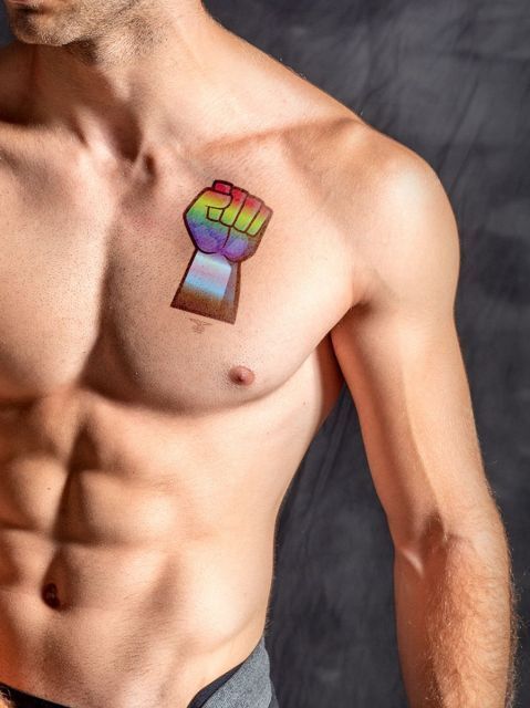 Mister B - Temporary Tattoo - Gay Force Mister B - Temporary Tattoo - Gay Force