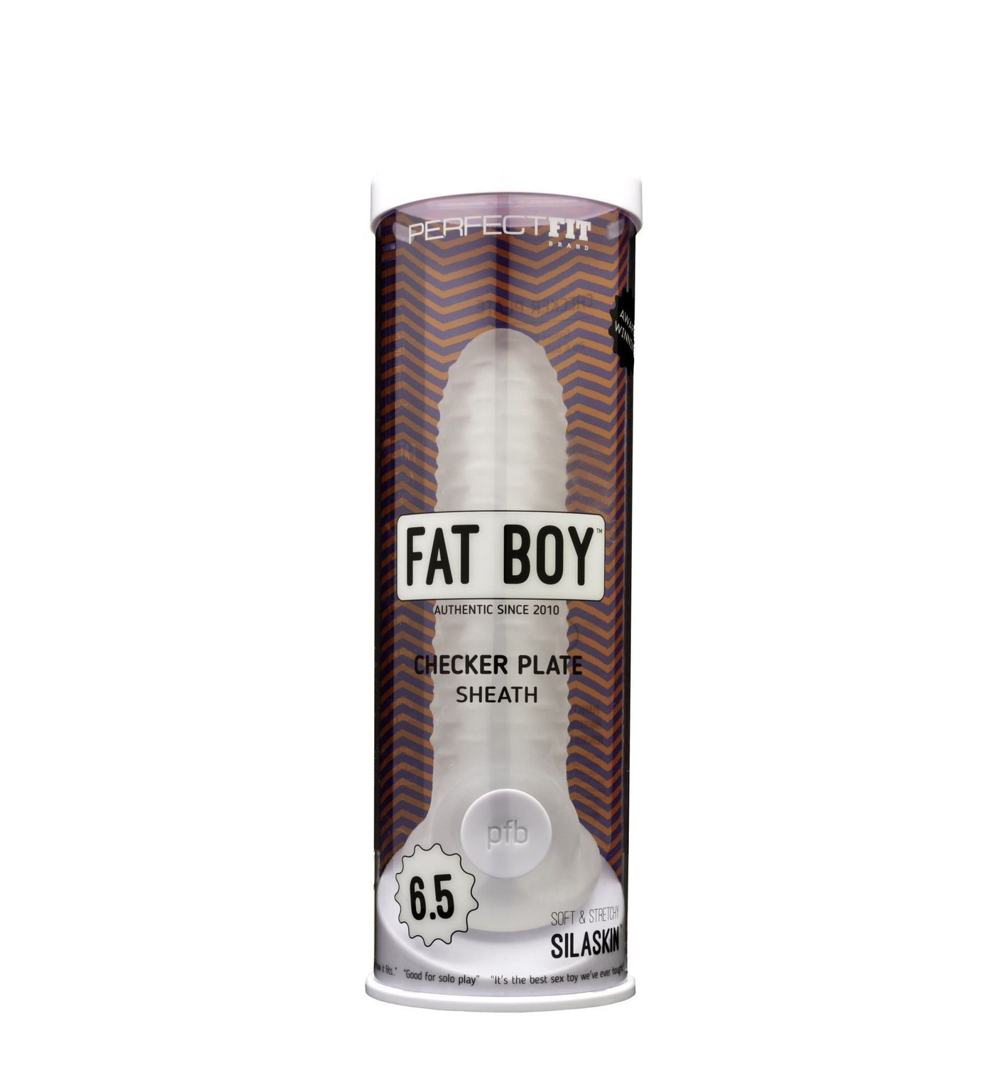 Perfect Fit - Fat Boy Checker Plate Sheath - 6.5in