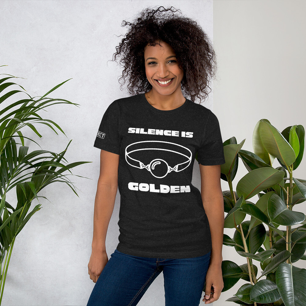 Silence Gag TShirt White Silence Gag TShirt White, Size: XS