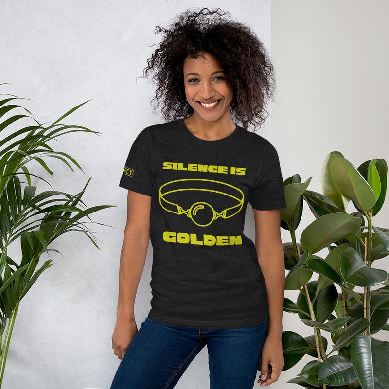 Silence Gag TShirt Yellow