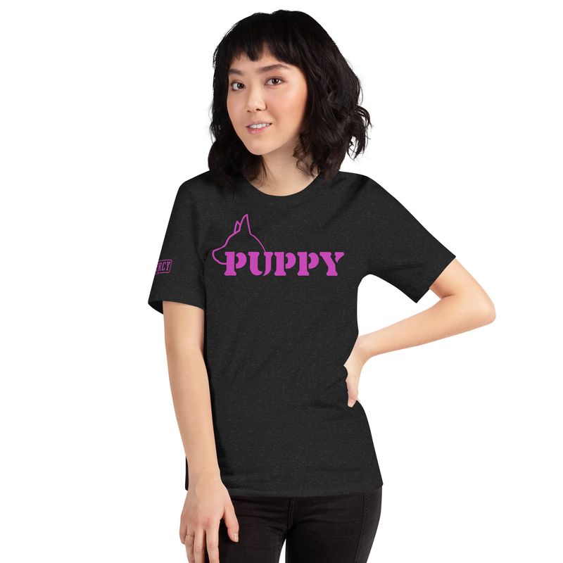 Puppy Face TShirt Pink