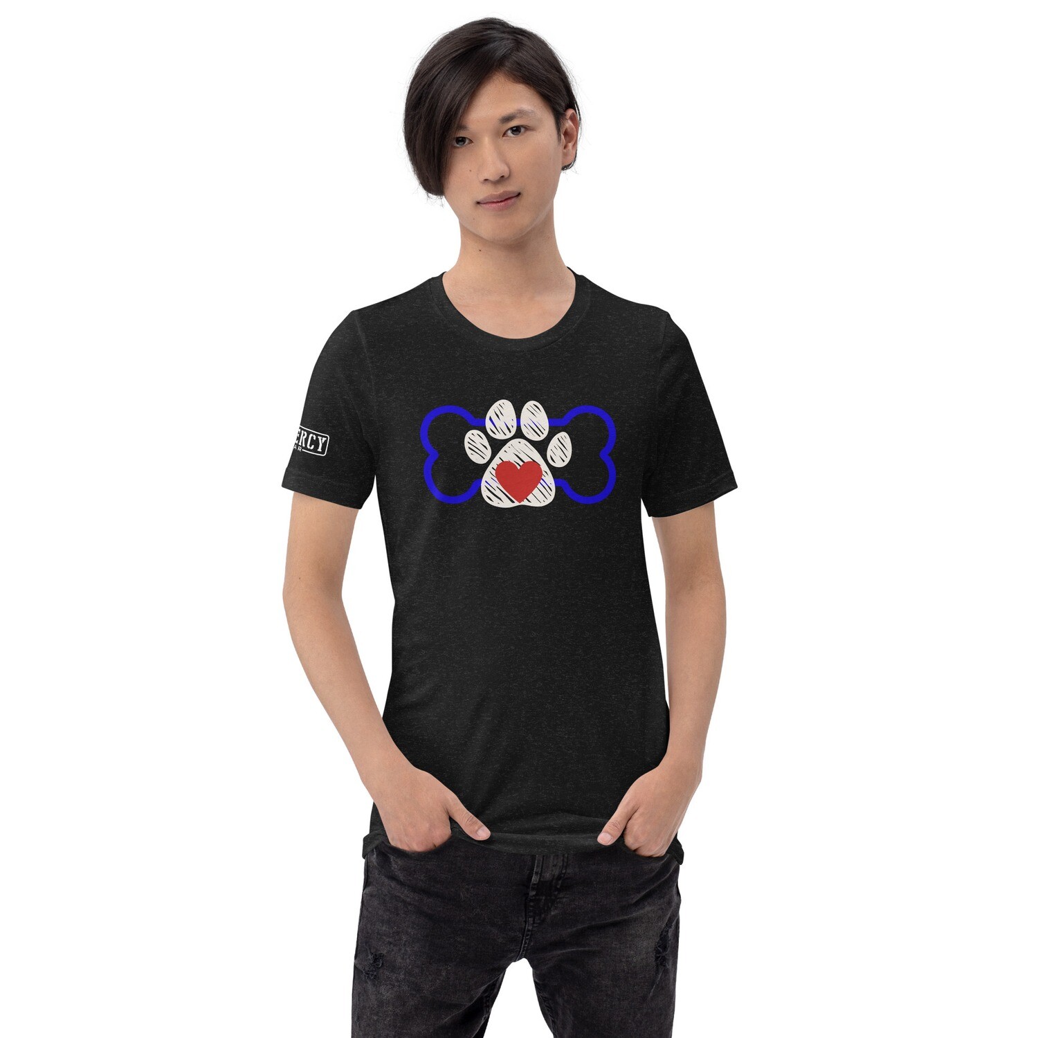 Puppy Pride Heart TShirt Puppy Pride Heart TShirt, Size: XS