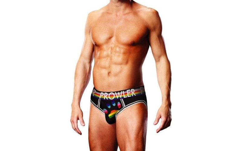 Prowler - Oversized Paw Open Back Brief - Black