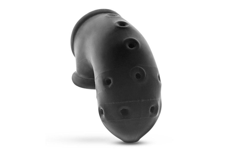 OxBalls - Airlock Vented Chastity - Black Ice