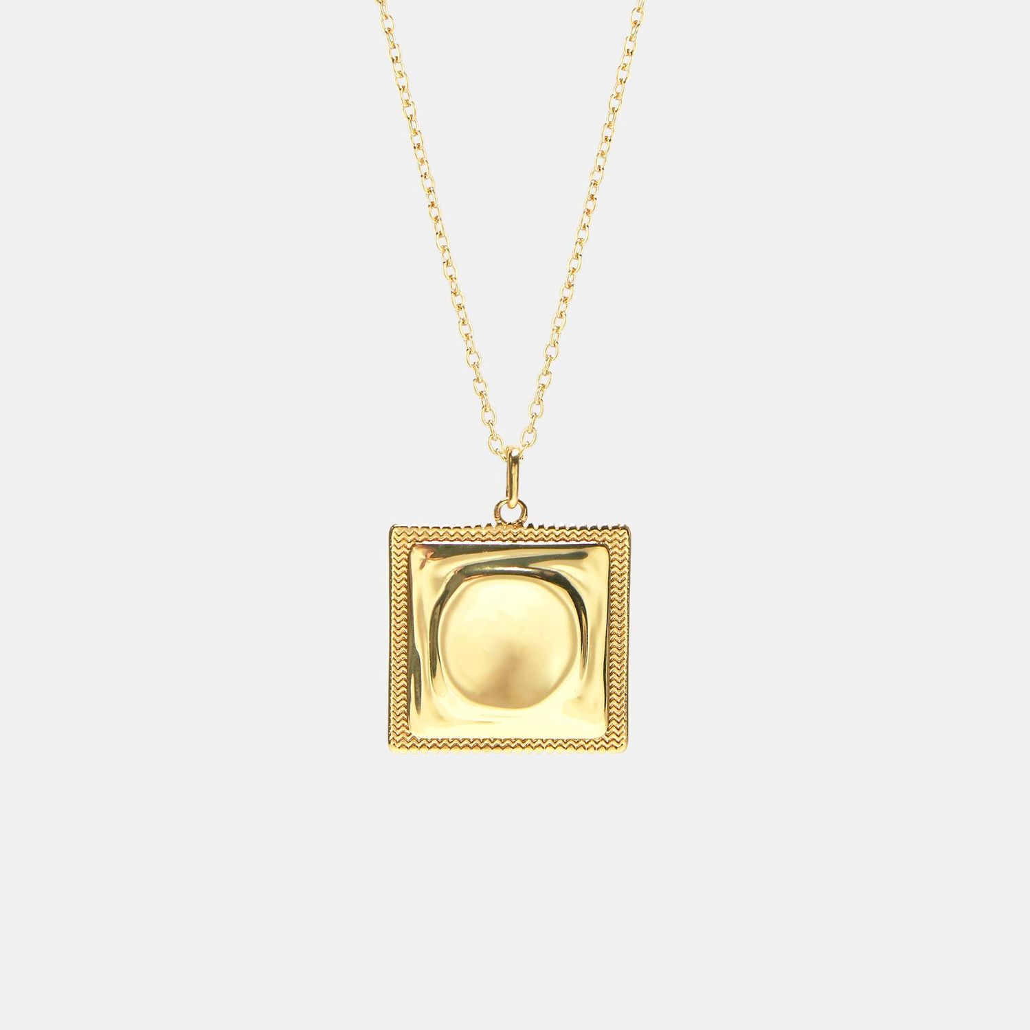 Hoemo World - Condom Pendant Necklace - Gold