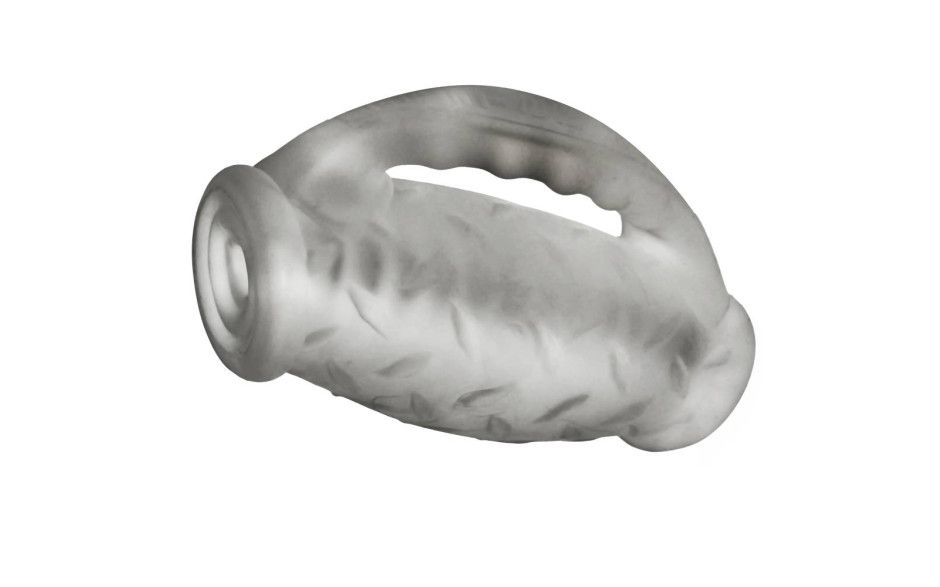 OxBalls - Masterjack Double Penetration JO - Clear Ice OxBalls - Masterjack Double Penetration JO - Clear Ice