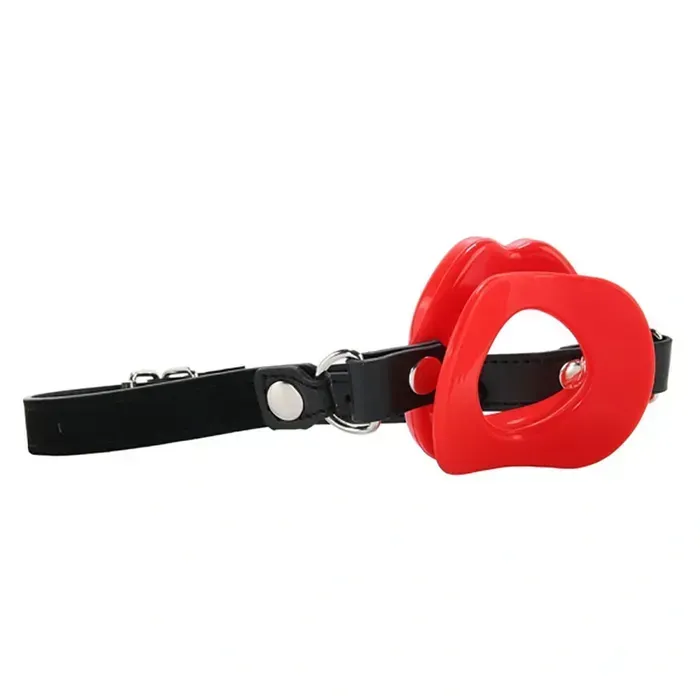 Sex & Mischief - Silicone Lips Mouth Gag - Red Sex & Mischief - Silicone Lips Mouth Gag - Red