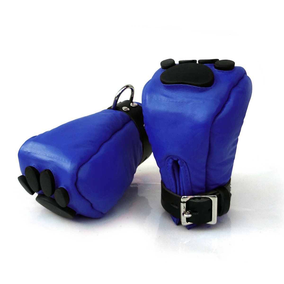 Mister B - Leather Puppy Paws - Blue Black