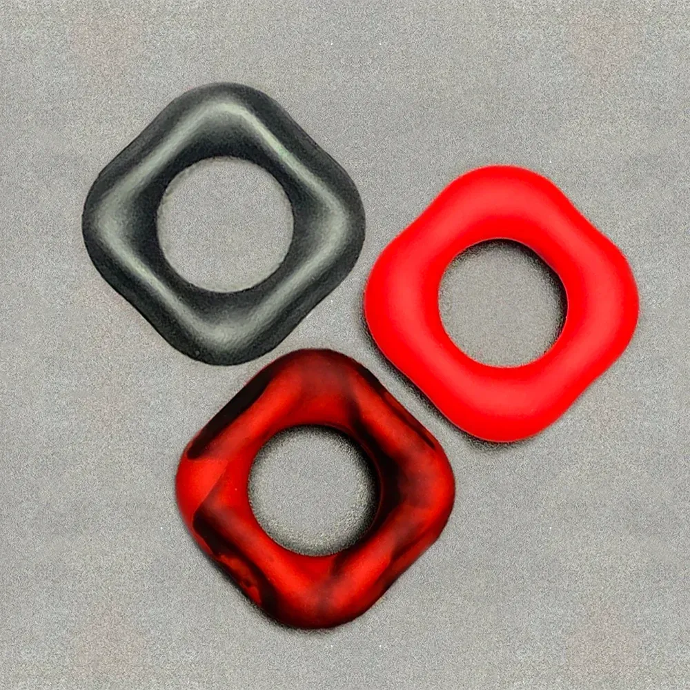 Topped Toys - Soft Cock & Ball Ring - Boxer - Red/Black Topped Toys - Soft Cock & Ball Ring - Boxer - Red/Black