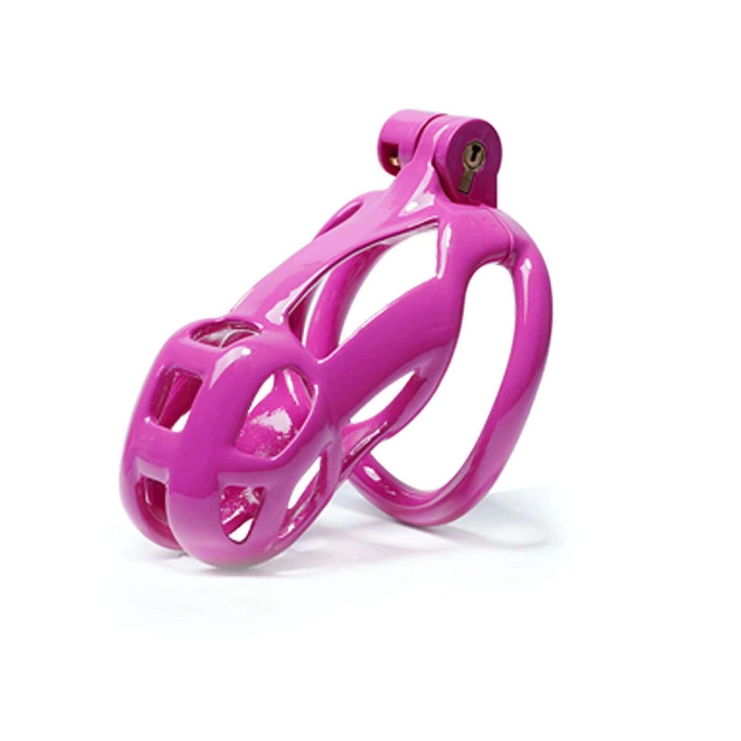 Cobra Chastity - NU Purple Cage & Keys - Small