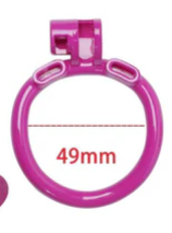 Cobra Chastity - NU Purple Arc Ring - Size 3 - 49mm