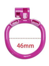 Cobra Chastity - NU Purple Arc Ring - Size 2 - 46mm