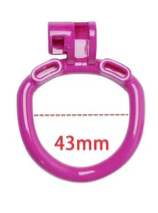 Cobra Chastity - NU Purple Arc Ring - Size 1 - 43mm