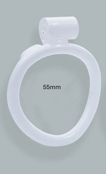 Cobra Chastity - NU White Arc Ring - Size 5 - 55mm