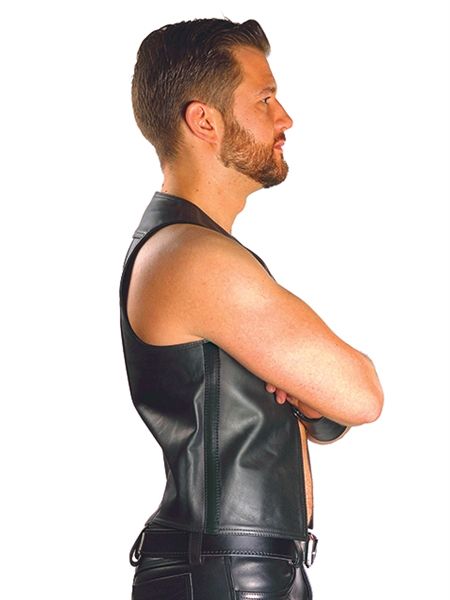 Mister B - Leather Muscle Vest Mister B - Leather Muscle Vest