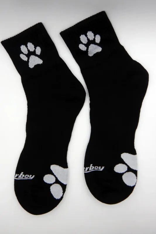 Sk8erboy - Puppy Short Crew socks - Black