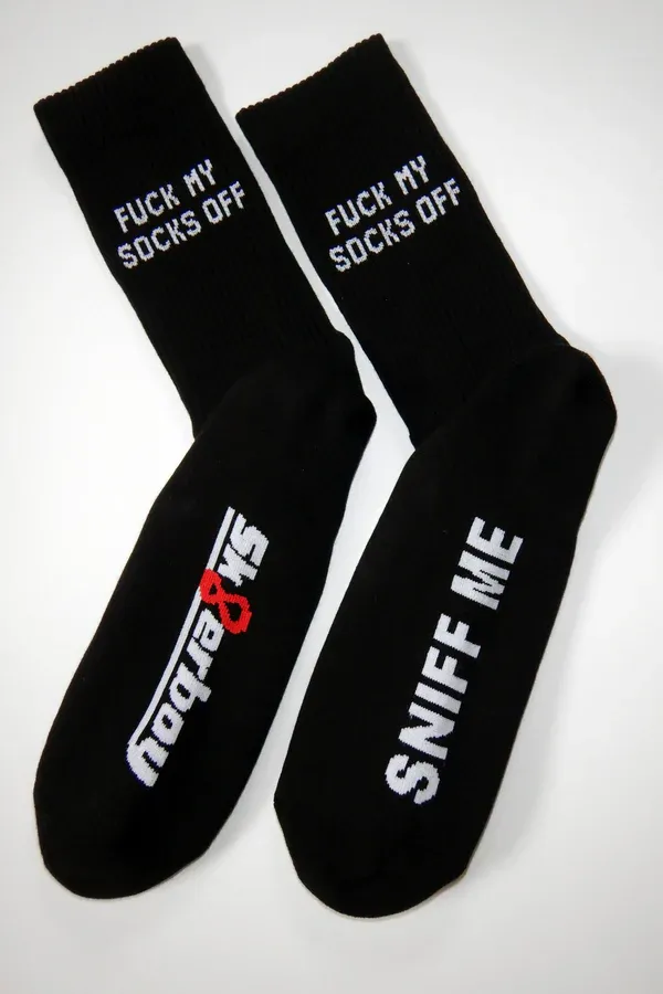 Sk8erboy - Sniff Me socks - Black