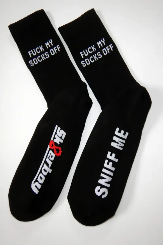 Sk8erboy - Sniff Me socks - Black