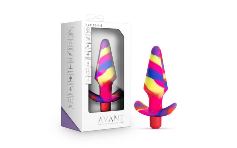 Avant - Free Spirit Scarlet Silicone Butt Plug
