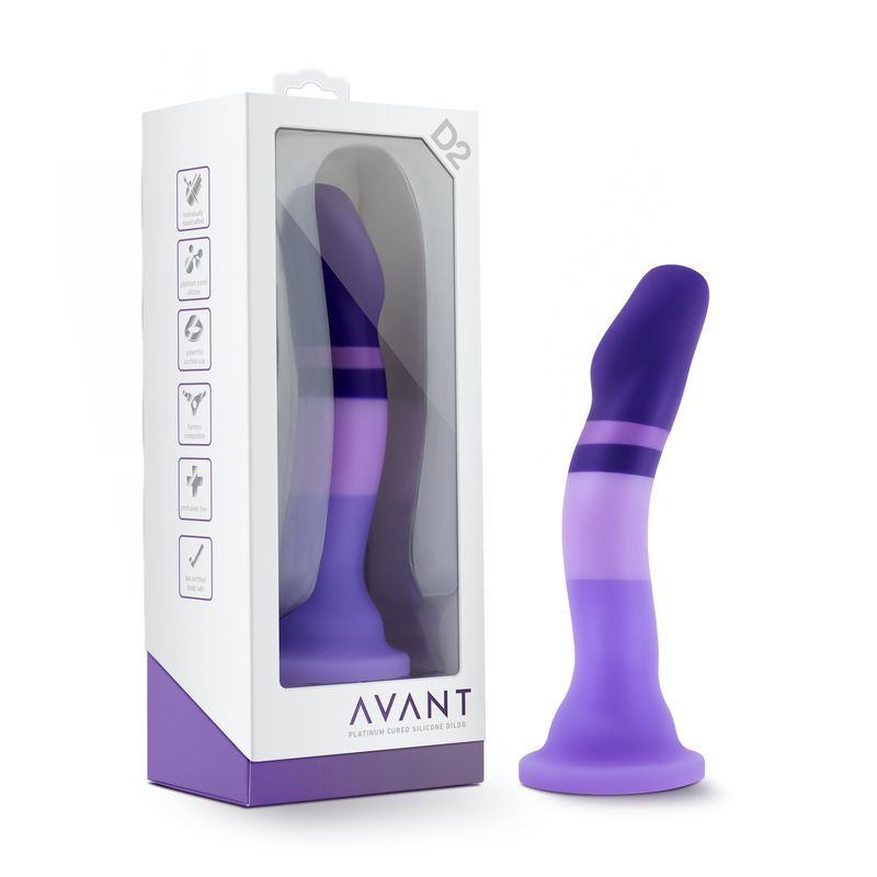 Avant -  D2 Purple Rain Silicone Dildo