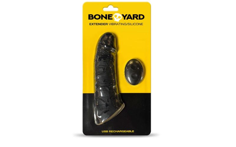 Boneyard - Vibrating Silicone Remote Control 9 Mode Extender