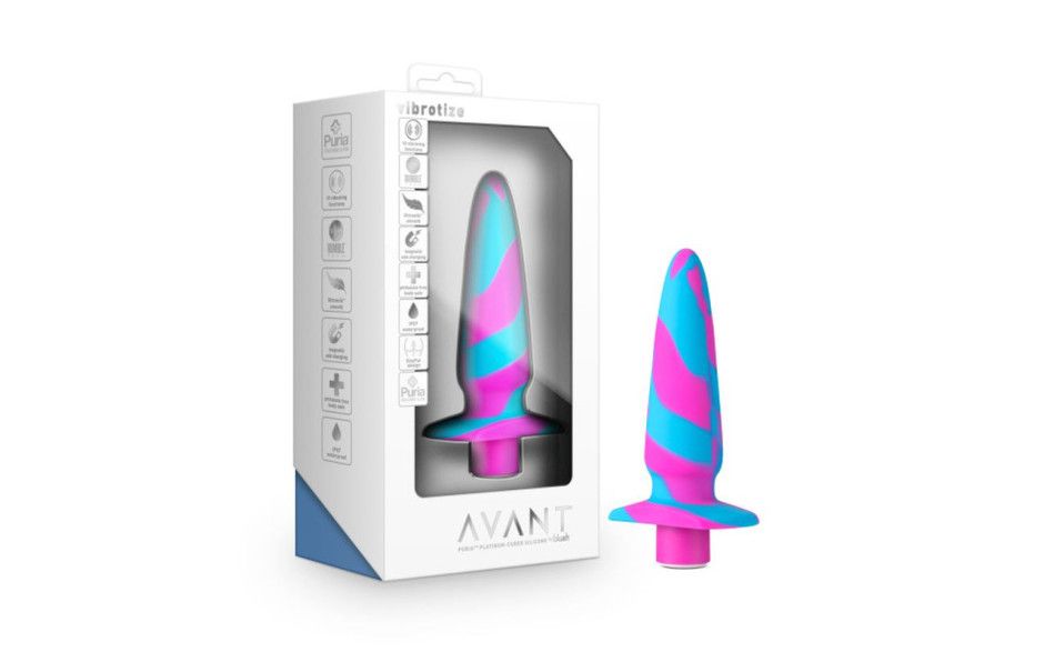 Avant - Vibrotize Silicone Mini Anal Vibe Fuchsia
