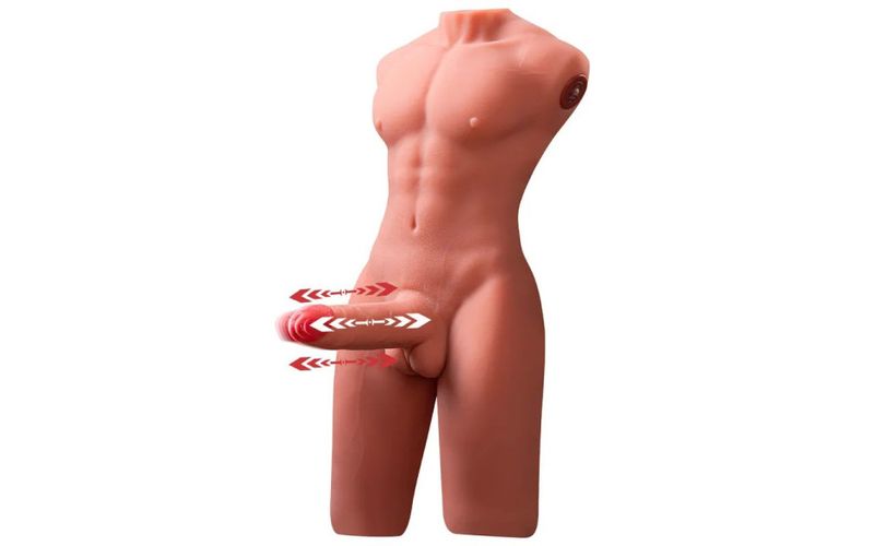Daytona Dolls - Jason 8kg USB Auto Thrusting 17cm Cock and Ass Male Torso