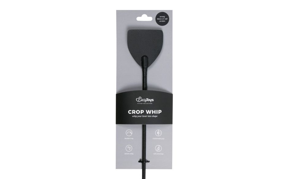 Fetish Collection - Wide Crop Whip - Black