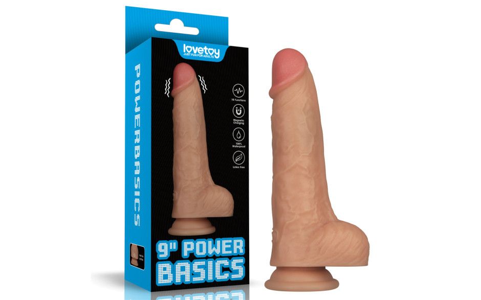 Lovetoy - 9in Vibrating USB Power Basics Cock