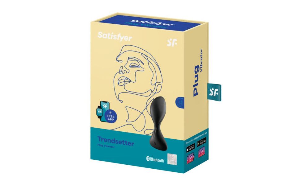 Satisfyer - Trendsetter Connect App Vibrating Anal Plug - Black
