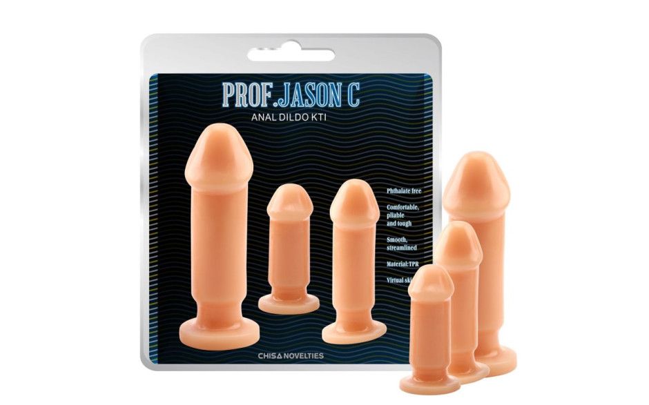 GK Power - Cock Plug Flesh Anal Training Kit 3 Pc GK Power - Cock Plug Flesh Anal Training Kit 3 Pc