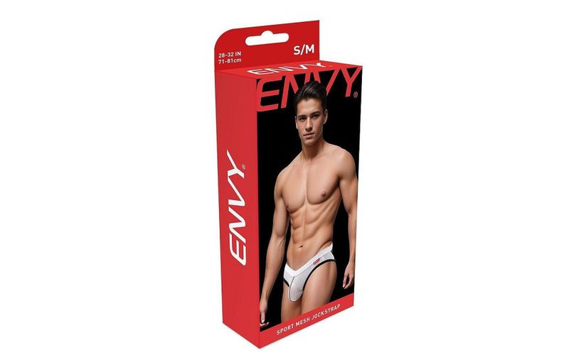Envy - Envy Sport Mesh Jock - White Envy - Envy Sport Mesh Jock - White