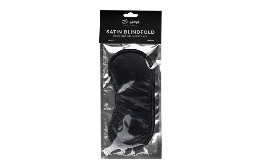 Fetish Collection - Satin Eye Mask - Black