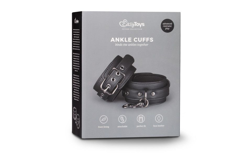 Fetish Collection - Ankle Cuffs - Black