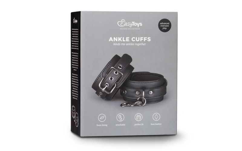 Fetish Collection - Ankle Cuffs - Black